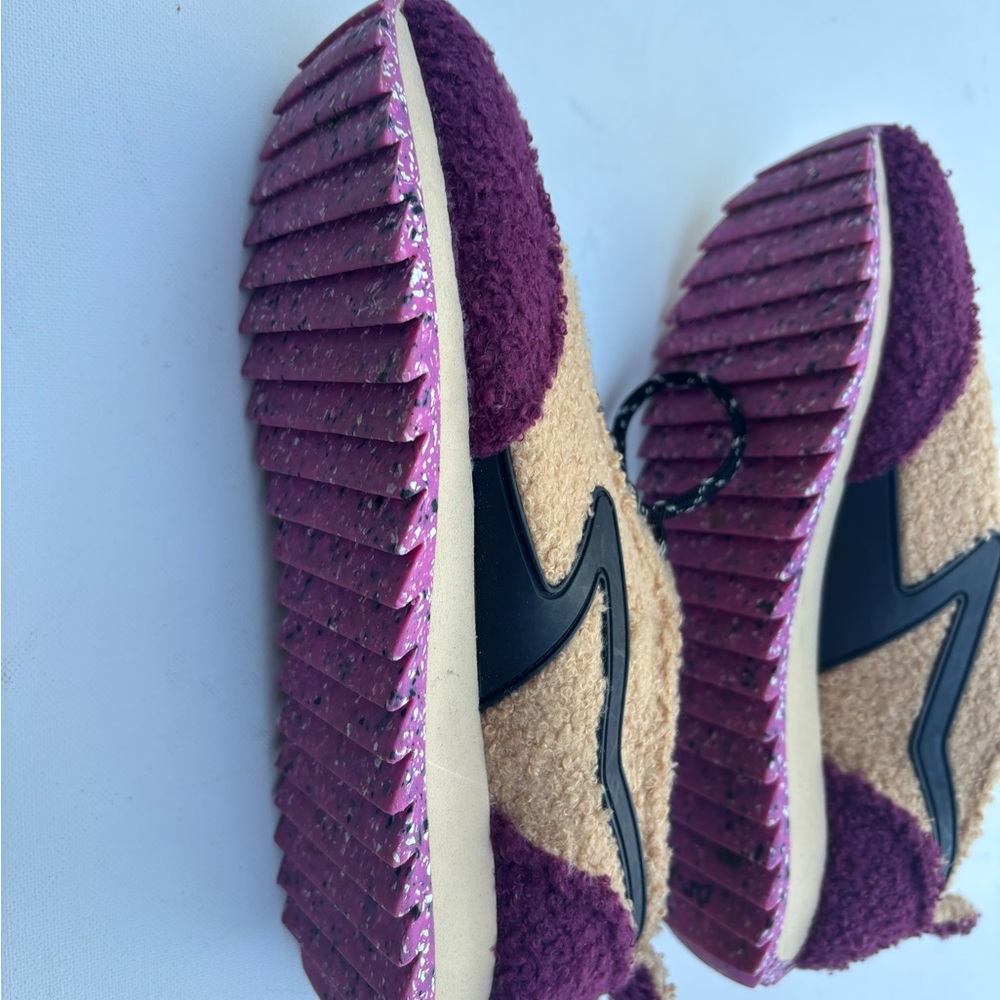 Rag and Bone Retro Runner Shearling Sherpa Sneakers - Picture 4 of 6